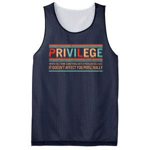 Privilege Definition Civil Rights Equality Racists Activist Mesh Reversible Basketball Jersey Tank