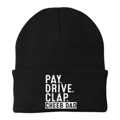 Pay Drive Clap Cheer Dad Cheerleading funny Father Day Beanie
