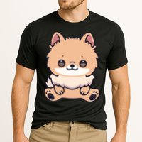 Pomeranian Dog Cute Owner Puppy Cooling Performance Crew T-Shirt