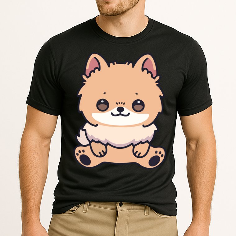 Pomeranian Dog Cute Owner Puppy Cooling Performance Crew T-Shirt