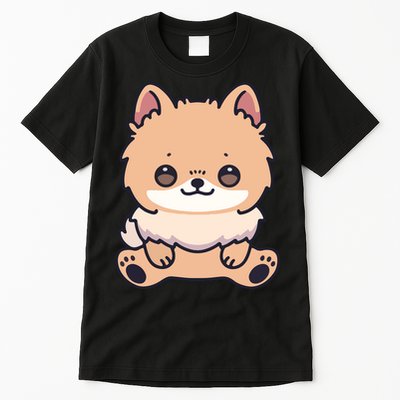 Pomeranian Dog Cute Owner Puppy Tall T-Shirt