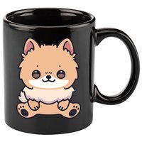 Pomeranian Dog Cute Owner Puppy 11oz C Handle Ceramic Mug