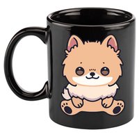 Pomeranian Dog Cute Owner Puppy 11oz C Handle Ceramic Mug