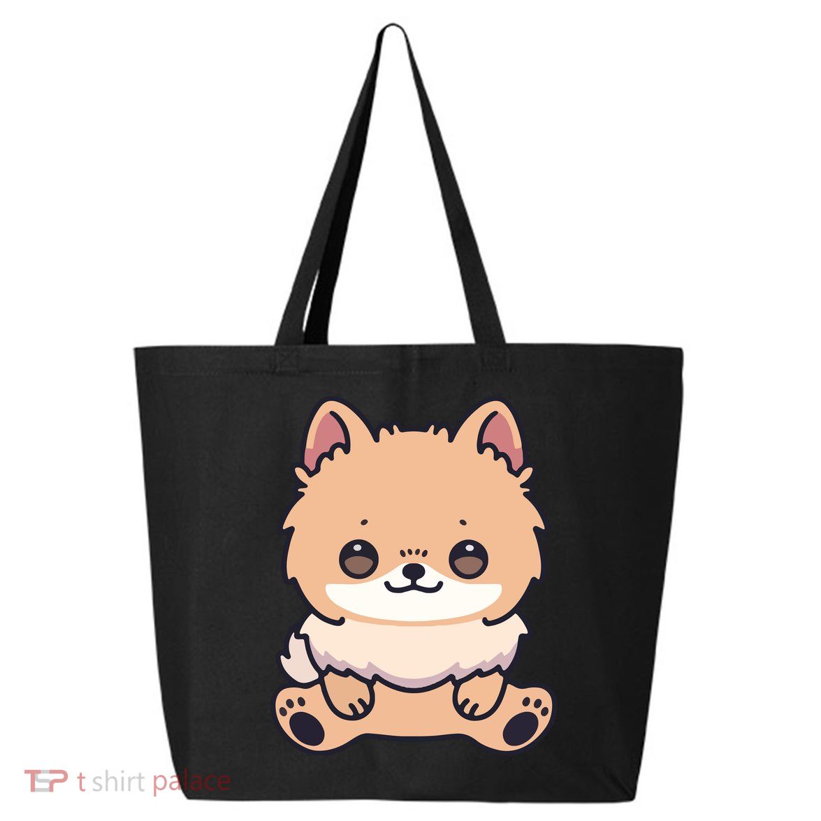 Pomeranian Dog Cute Owner Puppy 25L Jumbo Tote