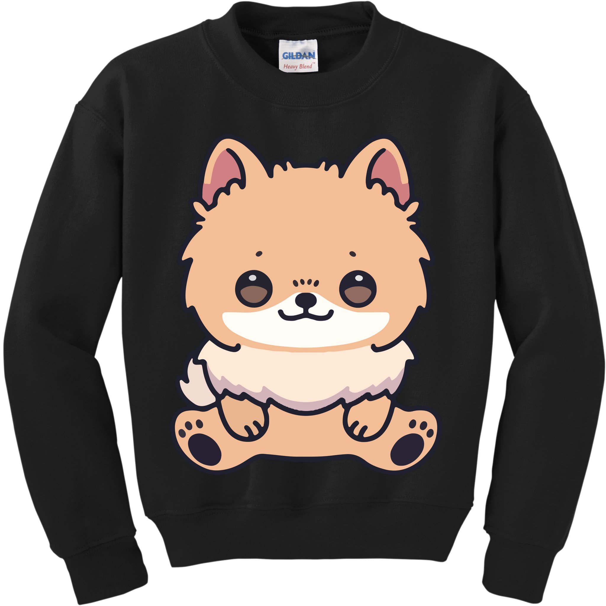 Pomeranian Dog Cute Owner Puppy Kids Sweatshirt