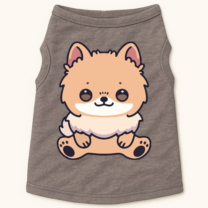 Pomeranian Dog Cute Owner Puppy Doggie Tank