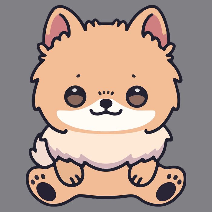 Pomeranian Dog Cute Owner Puppy Doggie Tank