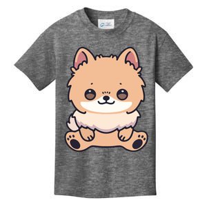 Pomeranian Dog Cute Owner Puppy Kids T-Shirt