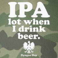 Polish Drinking Dyngus Day IPA A Lot When I Drink Legacy Tie Dye Trucker Hat