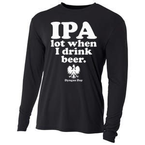 Polish Drinking Dyngus Day IPA A Lot When I Drink Cooling Performance Long Sleeve Crew