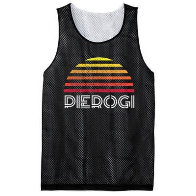 Polish Dyngus Day American Pierogi Sunset Mesh Reversible Basketball Jersey Tank