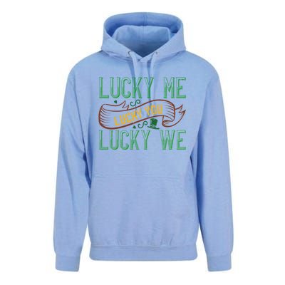 Patrick's Day Design Gift Lucky For You Lucky For Me Great Gift Unisex Surf Hoodie