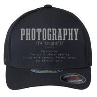 Photography Definition Dictionary Camera Funny Photographer Flexfit Unipanel Trucker Cap