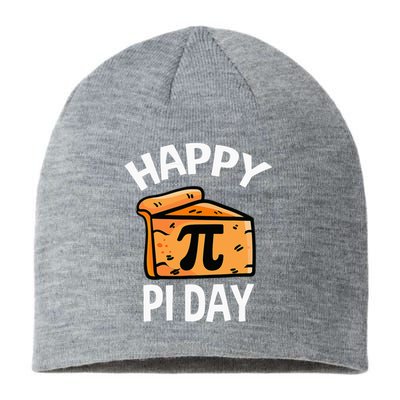 Pi Day Digits of Pi Rainbow 3.14 Math Teacher Sustainable Beanie