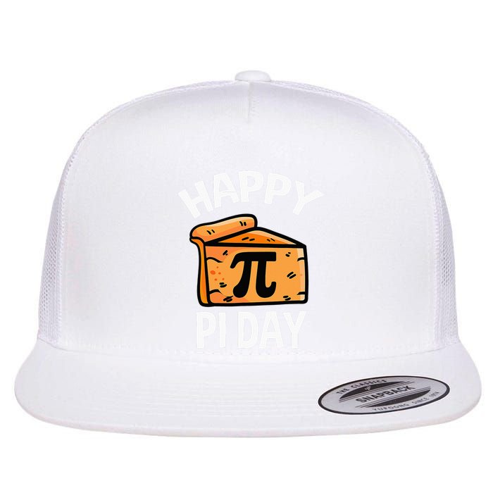 Pi Day Digits of Pi Rainbow 3.14 Math Teacher Flat Bill Trucker Hat