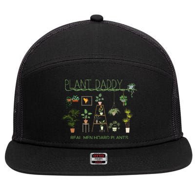 Plant Daddy Dad Gardening 7 Panel Mesh Trucker Snapback Hat