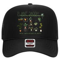 Plant Daddy Dad Gardening High Crown Mesh Back Trucker Hat