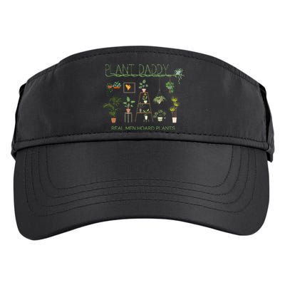 Plant Daddy Dad Gardening Adult Drive Performance Visor