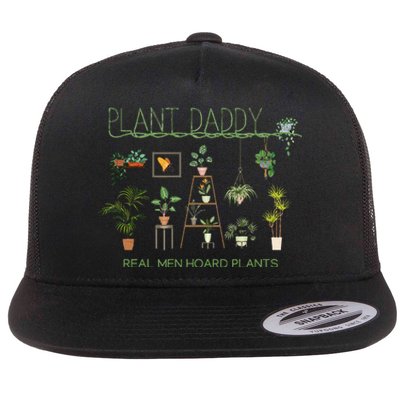 Plant Daddy Dad Gardening Flat Bill Trucker Hat