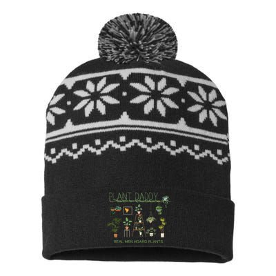 Plant Daddy Dad Gardening USA-Made Snowflake Beanie