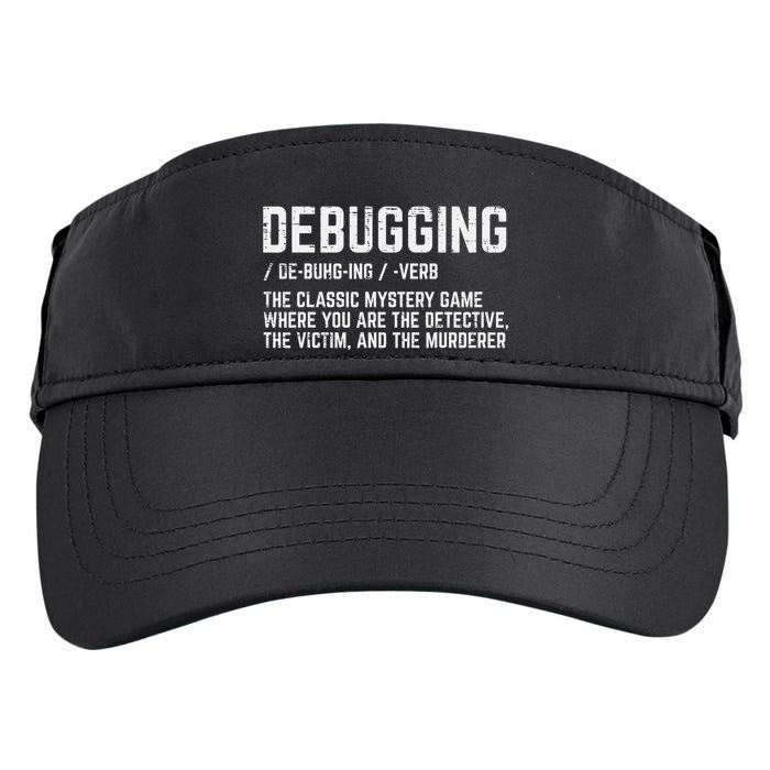 Programmer Debugging Definition Funny It Developer Adult Drive Performance Visor