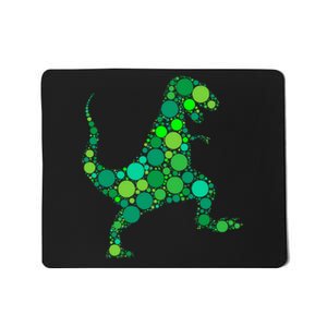 Polka Dot Day T Rex Dinosaur Lover International Dot Day Mousepad