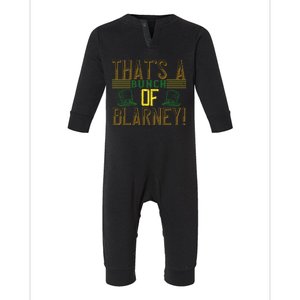 Patrick's Day Design Cool Gift This Is A Heap Of Geft Gift Infant Fleece One Piece