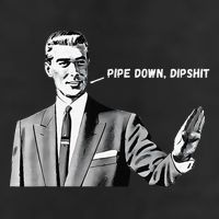 Pipe Down Dipshit Funny Correction Guy Meme 2025 Microfiber Hand Towel