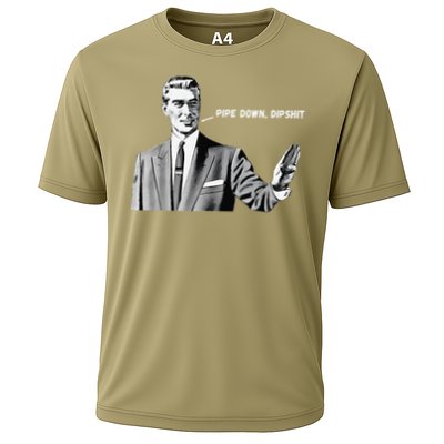 Pipe Down Dipshit Funny Correction Guy Meme 2025 Performance Shirt
