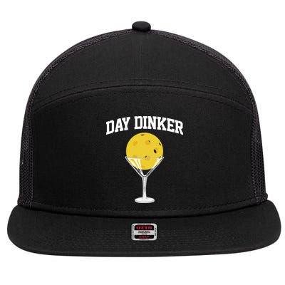 Pickleball Day Dinker 7 Panel Mesh Trucker Snapback Hat