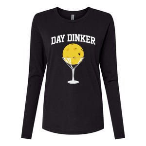 Pickleball Day Dinker Womens Cotton Relaxed Long Sleeve T-Shirt