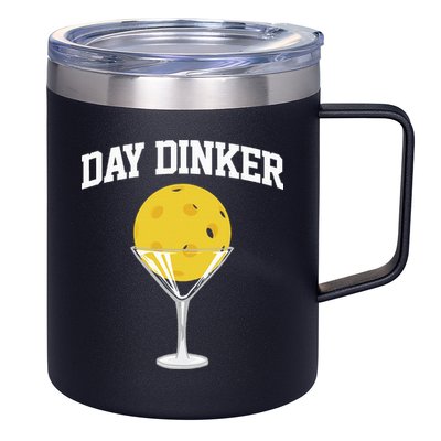 Pickleball Day Dinker 12oz Stainless Steel Coffee Mug