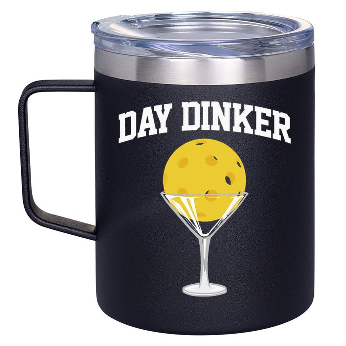 Pickleball Day Dinker 12oz Stainless Steel Coffee Mug