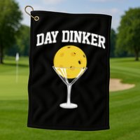Pickleball Day Dinker Golf Towel