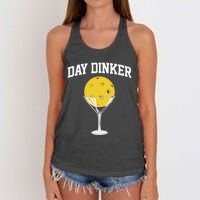 Pickleball Day Dinker Women's Knotted Racerback Tank