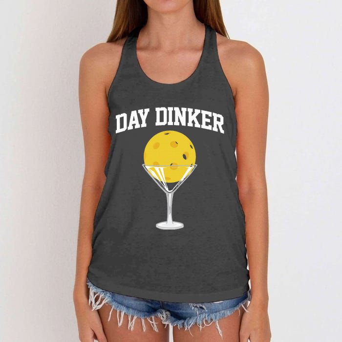 Pickleball Day Dinker Women's Knotted Racerback Tank