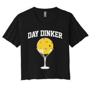 Pickleball Day Dinker Women's Crop Top Tee