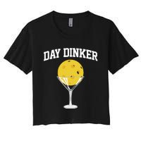 Pickleball Day Dinker Women's Crop Top Tee