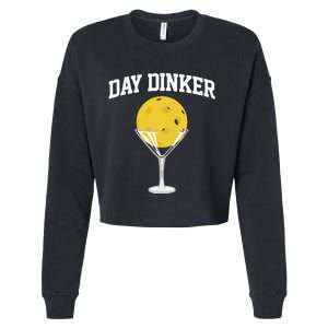 Pickleball Day Dinker Cropped Pullover Crew