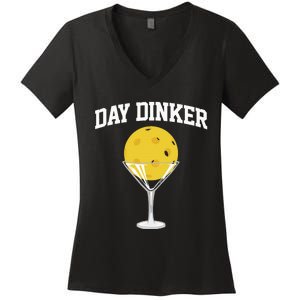 Pickleball Day Dinker Women's V-Neck T-Shirt