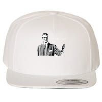 Pipe Down Dipshit  Wool Snapback Cap