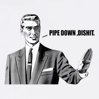 Pipe Down Dipshit Funny Correction Guy Meme Wool Snapback Cap