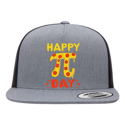 Pi Day Digits of Pi Rainbow 3.14 Math Teacher Flat Bill Trucker Hat