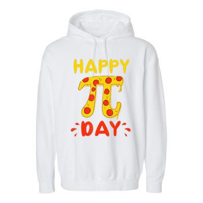 Pi Day Digits of Pi Rainbow 3.14 Math Teacher Garment-Dyed Fleece Hoodie