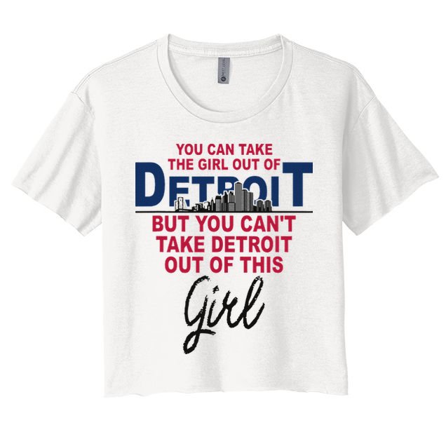 Proud Detroit Detroit Girl Moved From Detroit Crop Top