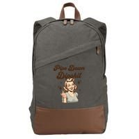 Pipe Down Dipshit Funny Correction Guy Meme  Cotton Canvas Backpack