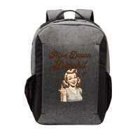 Pipe Down Dipshit Funny Correction Guy Meme  Vector Backpack