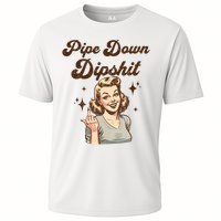 Pipe Down Dipshit Funny Correction Guy Meme  Performance Shirt