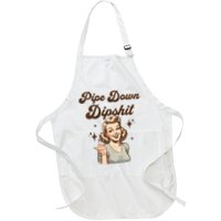 Pipe Down Dipshit Funny Correction Guy Meme  Apron