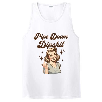 Pipe Down Dipshit Funny Correction Guy Meme  PosiCharge Competitor Tank